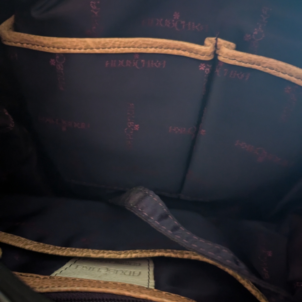 Floral Patterned Leather Bag - image 6